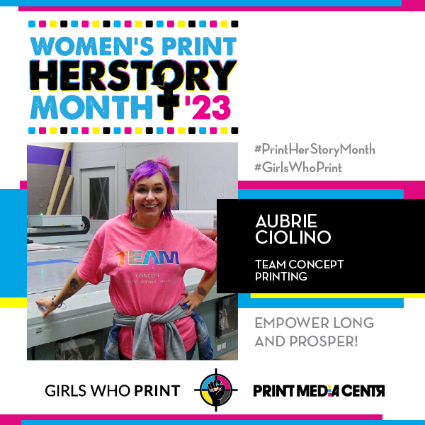 Women's Print HERstory Month Girls Who Print