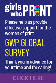 girls who print industry survey, women in print global survey